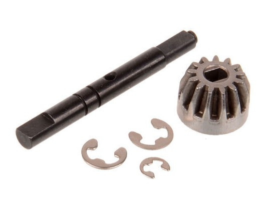 Ведущий вал с шестернёй главной пары с Е-клипсами Gearbox Drive Shaft & E-Clip артикул MV22082 