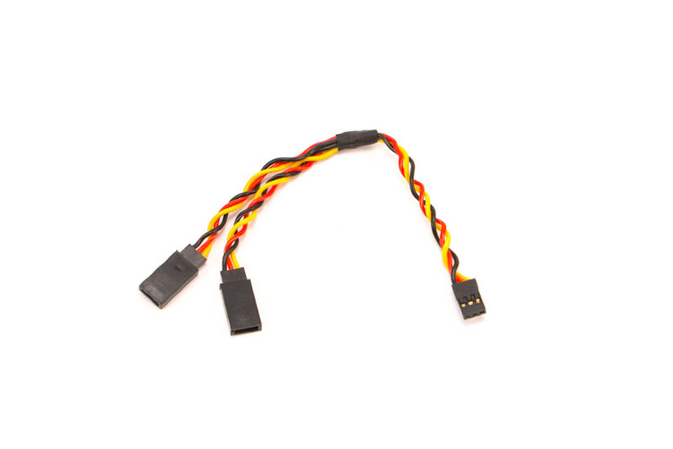 Y-кабель для сервоприводов, длина 150мм. AWG22 (twist Y wire) артикул GW-13-025-22