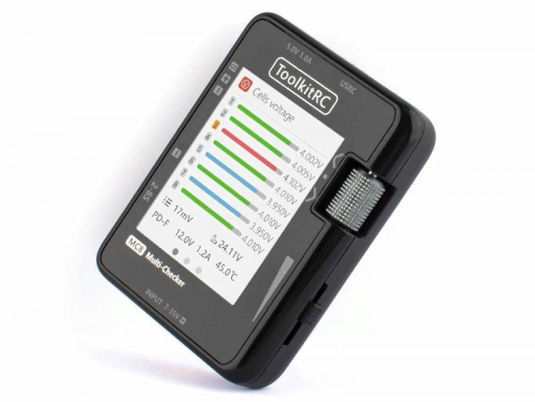 Тестер ToolkitRC MC8 артикул HP110-0016