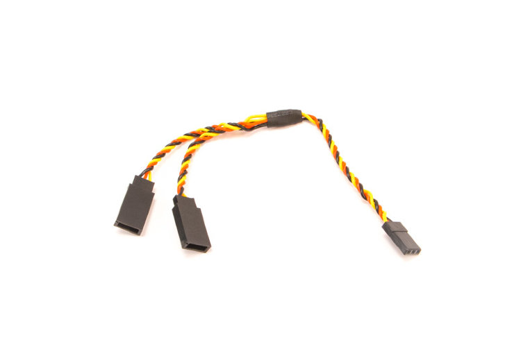 Y-кабель для сервоприводов, длина 150мм. AWG26 (twist Y wire) артикул GW-13-025-26