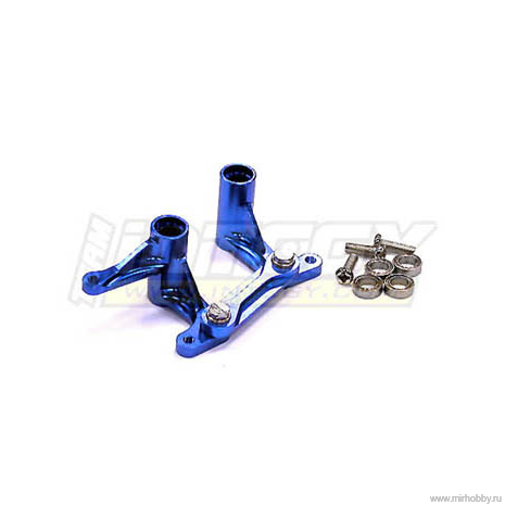 Рулевая трапеция (синий) для Traxxas 1/10 Rustler (электро) и Slash 2WD артикул T8071BLUE