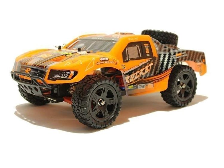 Радиоуправляемый шорт-корс Remo Hobby Rocket Brushless UPGRADE (оранжевый) 4WD 2.4G 1/16 RTR артикул RH1625UPGV2-ORAN