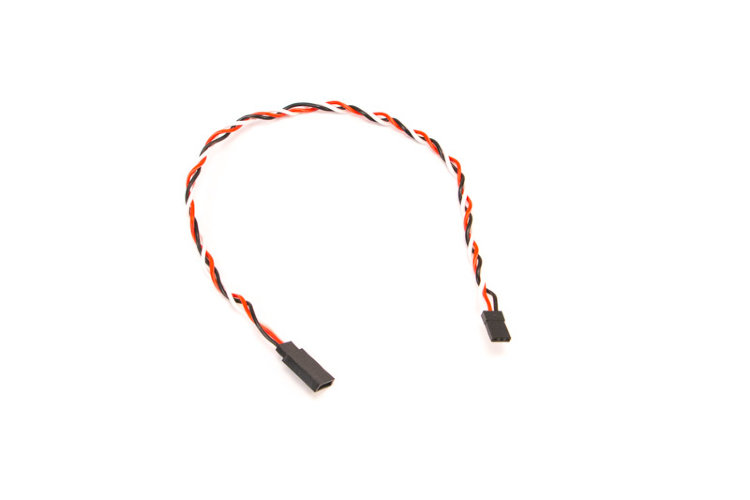 Удлинитель для сервопривода, разъемы JR, длина 300мм. AWG22 (twist EXT.300mm) артикул GW-13-022-22