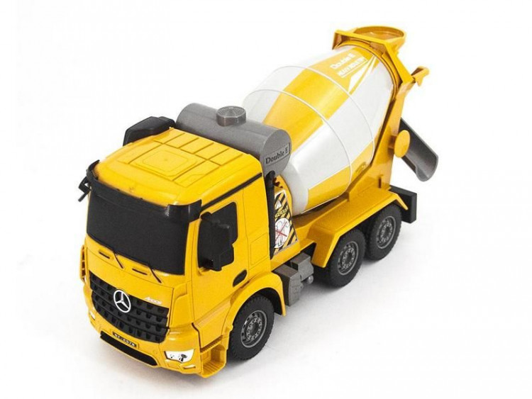 Радиоуправляемая бетономешалка Double Eagle Mercedes-Benz Arocs 1:26 (27 см) артикул E578-003
