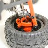 Радиоуправляемая автомодель трагги 1/16 Remo Hobby SEVO-R UPGRADE, 4WD, 2.4G, RTR + Li-Ion и З/У (коллекторный мотор) артикул RH1661UPGV2-BLUE