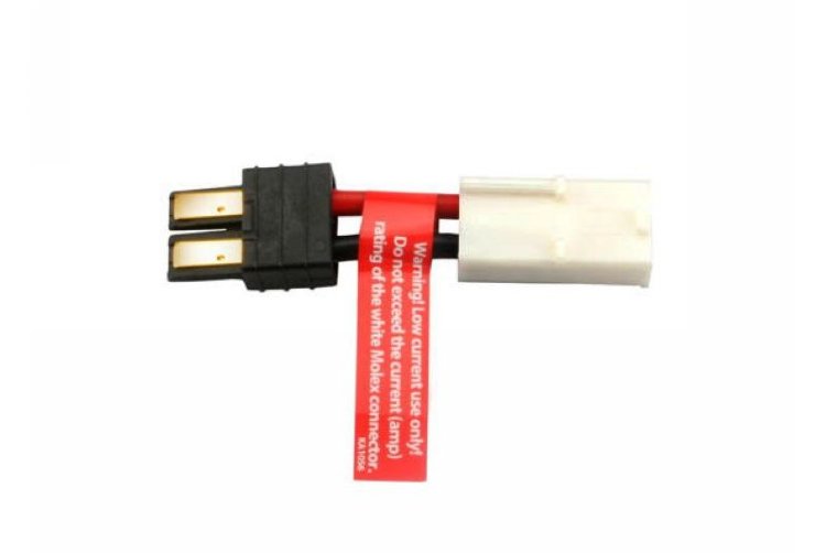 Adapter, Traxxas connector male to Molex female (1) (Note: Molex connector not suitable for high cu артикул TRA3061