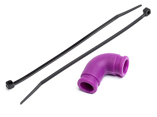 Патрубок фильтра 1/10 - 12X30mm (PURPLE) SILICONE артикул HPI-87057