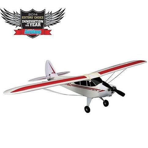 Радиоуправляемый самолет - Super Cub S 1200мм RTF с системой стабилизации AS3X (аккумулятор 1300мАч, ЗУ) артикул HBZ8100