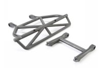 Бампер, 2шт (Bumper, rear/ bumper mount, rear (black)) артикул TRA5836