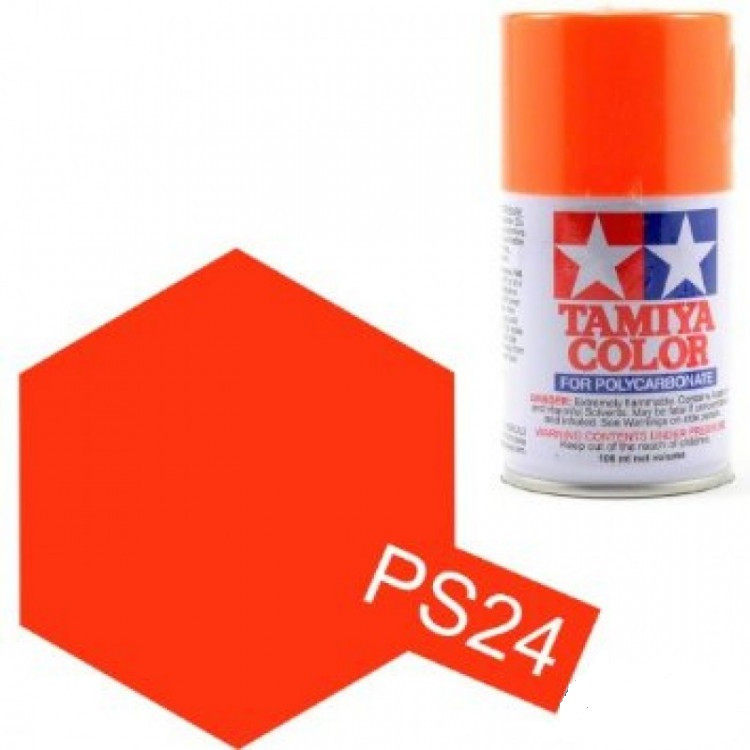 ​Краска для поликарбоната PS-24 Fluorescent Orange​ артикул TAM-86024
