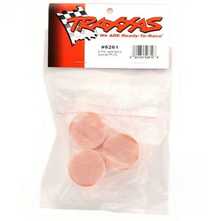 Фильтрующие элементы фильтра TRAXXAS Air filter inserts, foam (3) (pre-oiled) (TRX 2.5, 2.5R, 3.3) артикул TRA5261
