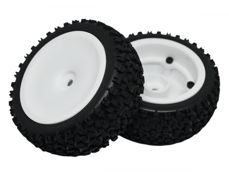 Колеса передние в сборе для багги Remo Hobby RH1451/RH1455 артикул D5443