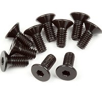 Винты FLAT HEAD M2.5x6mm (HEX SOCKET/10шт.) артикул HPI-107374