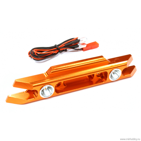 Задний бампер с LED фарами (оранж) Traxxas 1/10 Revo 3.3 & E-Revo артикул C25583ORANGE
