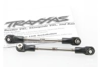 Turnbuckles, toe link, 59mm (78mm center to center) (2) (assembled with rod ends and hollow balls) артикул TRA3745