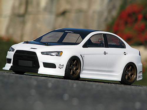 Кузов туринг 1/10 - MITSUBISHI LANCER EVO X (200mm) некрашеный артикул HPI-17545