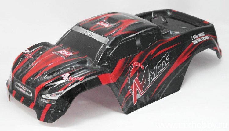 Кузов 1/10 Mmax Remo Hobby (красный) (с отверстиями) артикул D3912