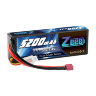Аккумулятор Zeee Power 2s 7.4v 5200mah 50c (Hardcase, разъём T-Plug) артикул Zeee-5200-2s-50c