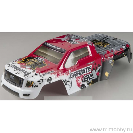 Корпус ARRMA Granite 2013 "Grunge" (красный) артикул AR402042