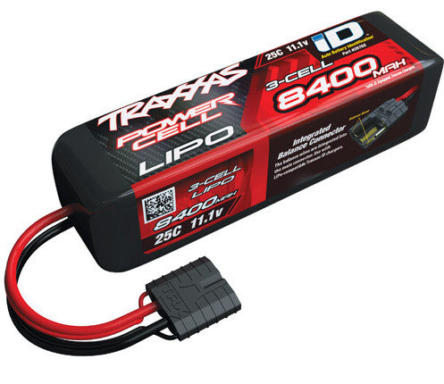 Аккумулятор TRAXXAS 11.1V 8400mAh 25C LiPo (TRX iD plug) артикул TRA2878X