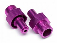 Хабы колесные передние 24MM (PURPLE/2шт.) артикул HPI-86465