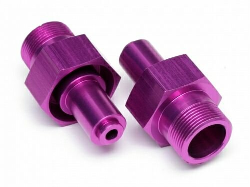 Хабы колесные передние 24MM (PURPLE/2шт.) артикул HPI-86465