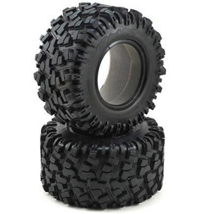 Покрышка колеса 2 шт. для автомодели Traxxas X-Maxx (TIRES, MAXX AT (L&R):FOAM INSE) артикул TRA7770X