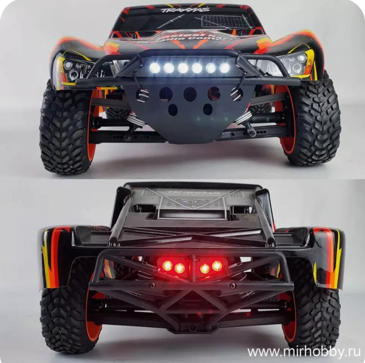 Комплект подсветки (Bumper LED light frot / rear) для Traxxas Slash / Remo Hobby 9mu артикул MRH-030311