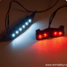 Комплект подсветки (Bumper LED light frot / rear) для Traxxas Slash / Remo Hobby 9mu артикул MRH-030311