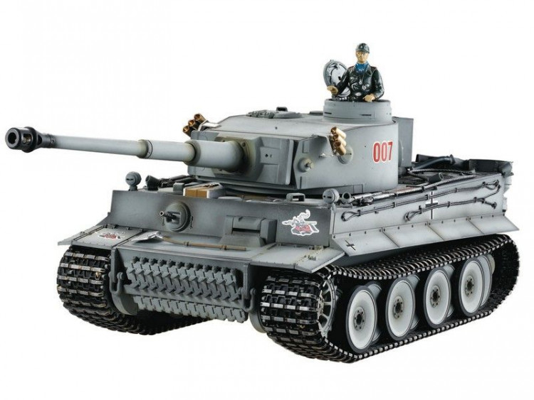 P/У танк Taigen 1/16 Tiger 1 (ранняя версия) HC, башня на 360, подшипники в ред., откат ствола