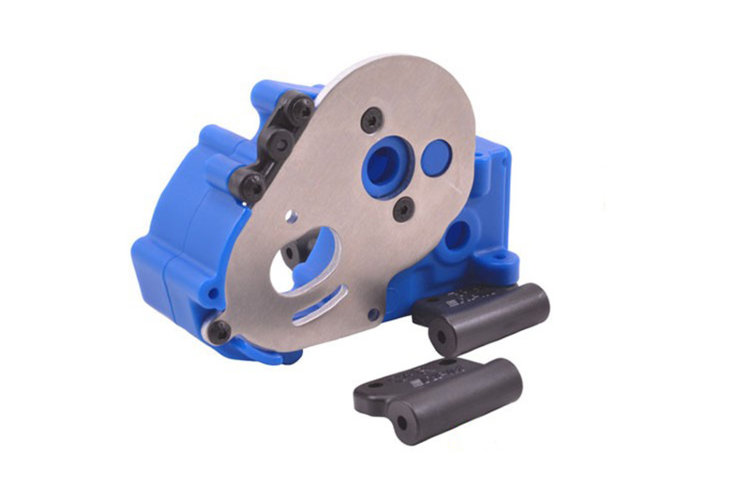 Корпус редуктора RPM Traxxas Gearbox Housing and Mounts - Blue артикул RPM73615