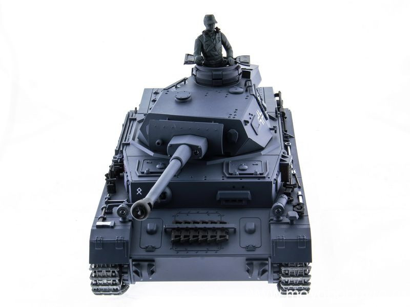 Carro Armato Tedesco Henglong 1/16 Panzer IV F2 3859 - RTR Con Infrarossi, Fumo E Suono