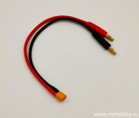 Кабель для зарядного устройства с разъемом XT30 (20cm, 14AWG) артикул AIII-C-165