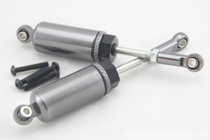 Амортизаторы алюминиевые для Remo Hobby 1/16, 74x13mm (2 шт.) артикул A6955-T