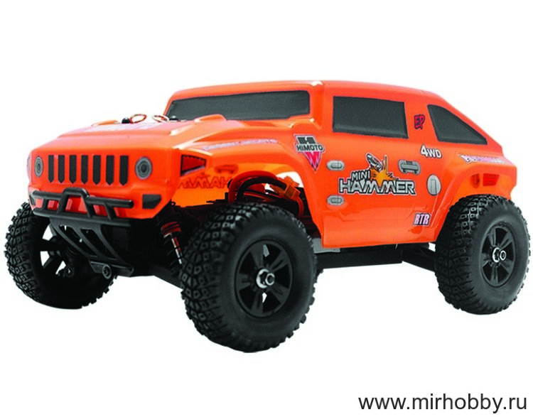 Шорткорс 1/18 4WD Электро - Iron Track Hummer RTR ( Влагозащита, Аккумулятор, З/У ) артикул IT-E18HM