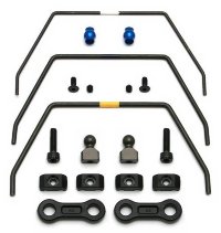 Передний стабилизатор SC10 4X4 комплект.   4X4 FT Front Swaybar Set артикул AS91123