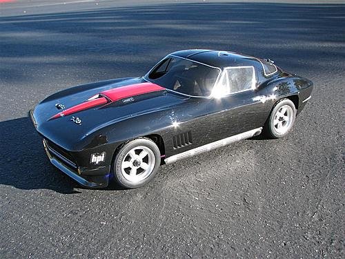 Кузов туринг 1/10 - 1967 CHEVROLET CORVETTE STINGRAY (200mm) некрашеный артикул HPI-17526
