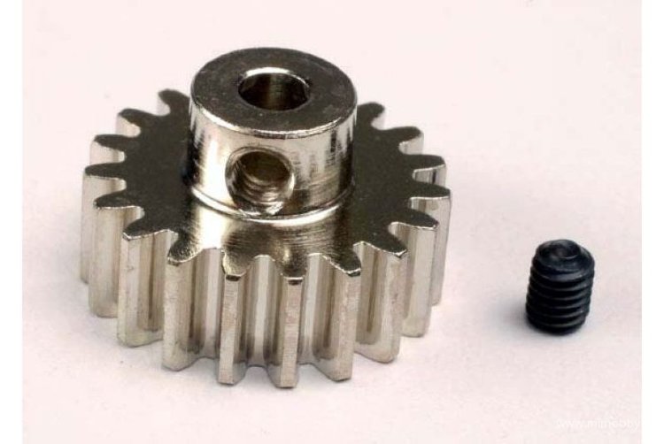 Gear, 19-T pinion (32-p) (mach. steel)/ set screw артикул TRA3949