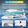 Радиоуправляемый скоростной катер Flytec V008 с водомётом 2.4G RTR артикул Flytec-V008