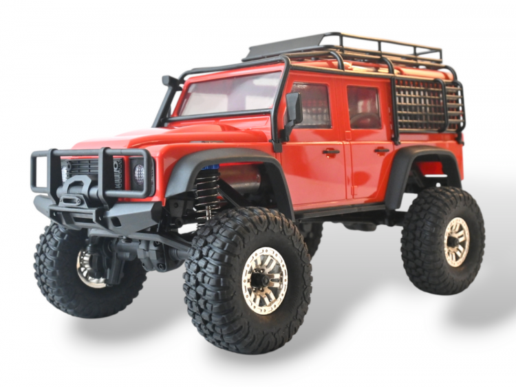 Радиоуправляемый трофи-краулер Remo Hobby OFF-ROAD (красный) 4WD 2.4G 1/18 RTR артикул RH1893-SL-R