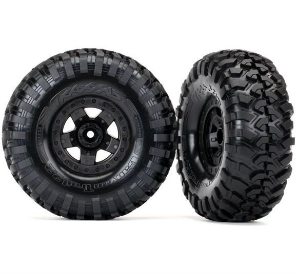 Колёса в сборе 2 шт., проклеенные для TRX-4 Sport (wheels + Canyon Trail 2.2 tires) артикул TRA8181