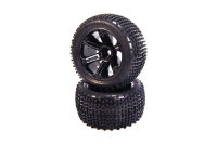Medial Pro Viper 2.8 Tires mounted on Addict 2.8 Black Wheels, Front NT артикул MP-5525
