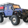 Радиоуправляемый трофи-краулер Remo Hobby OFF-ROAD (синий) 4WD 2.4G 1/18 RTR артикул RH1893-SL-B