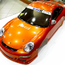 Кузов 190mm - 1/10 Porsche 911 GT3 CUP VIP 07 с фарами пере/зад и наклейками (ОКРАШЕН GOLD Metallic) артикул TAM-51336gold