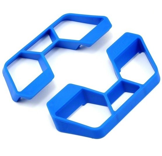 Боковая защита для TRAXXAS 1/10 Rally Ford / Rally 4x4 / Slash 4x4 [Nerf Bars Blue] артикул RPM70655