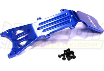 Защита днища, передняя, цвет (синий) для E-Maxx/T-Maxx (3903 3905 3906 3908 4907 4908 4909 4910) артикул T3857NB