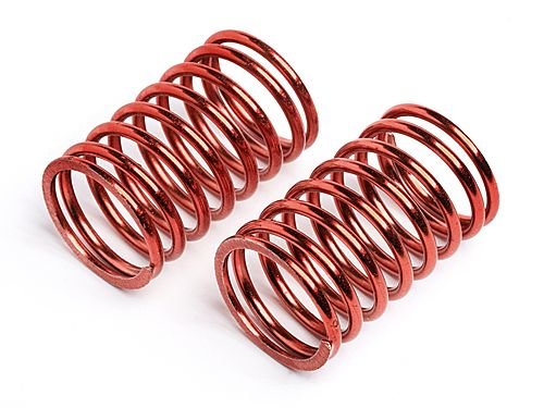 Пружины подвески - 13.8x27x1.5mm 8.5COILS (METALLIC RED) 2шт артикул HPI-86933