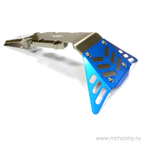 Защита днища перед+центр (серый) для Traxxas 1/10 E-Revo, Revo 3.3, Summit артикул T4140GREY