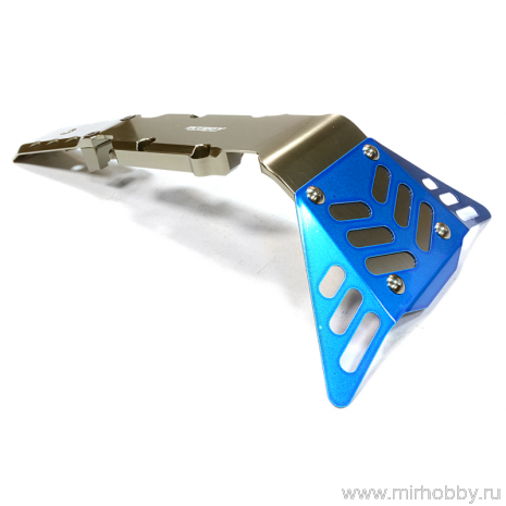 Защита днища перед+центр (серый) для Traxxas 1/10 E-Revo, Revo 3.3, Summit артикул T4140GREY