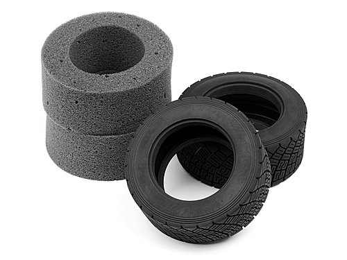 Шины ралли 1/8 - WR8 (RED COMP) 2шт + вставки артикул HPI-107977